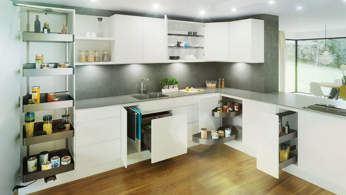 Une multitude de solutions design pour la nouvelle gamme d’aménagement de meubles de cuisine