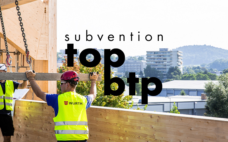 La subvention TOP BTP, dispositif d’aide pour les acteurs de la construction