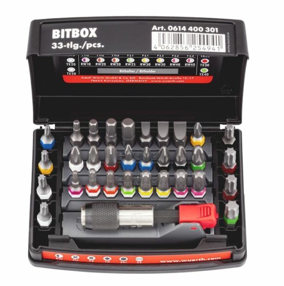 Les différents types d'Embouts de Vissage : PZ, PH, RW, Torx, Plat