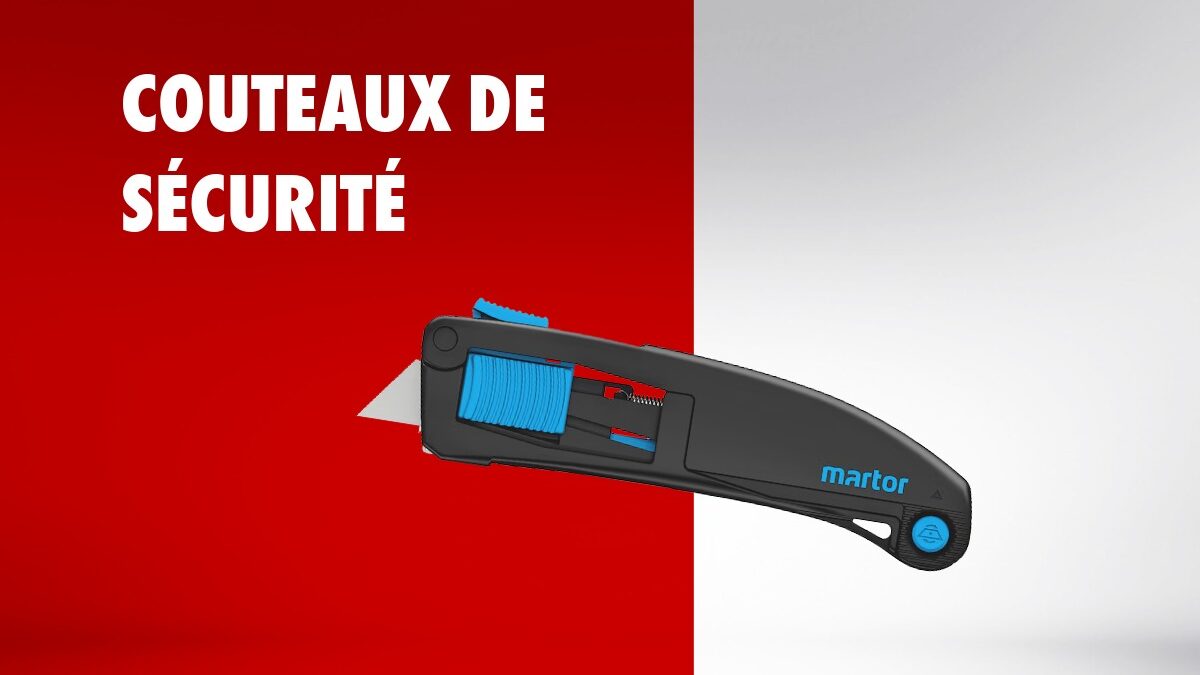 Couteaux de sécurité MARTOR : pourquoi utiliser un couteau de sécurité plutôt qu’un cutter ?