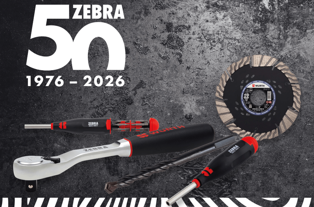 La gamme premium ZEBRA de Würth France fête ses 50 ans : retour sur gamme basée sur l’excellence